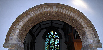 The chancel arch March 2012